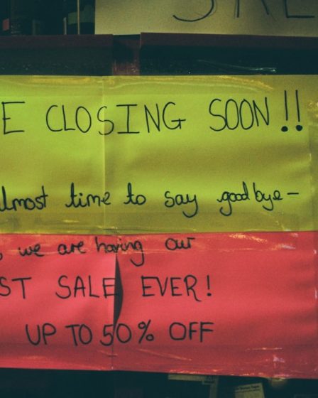 We're closing soon, biggest sale ever!